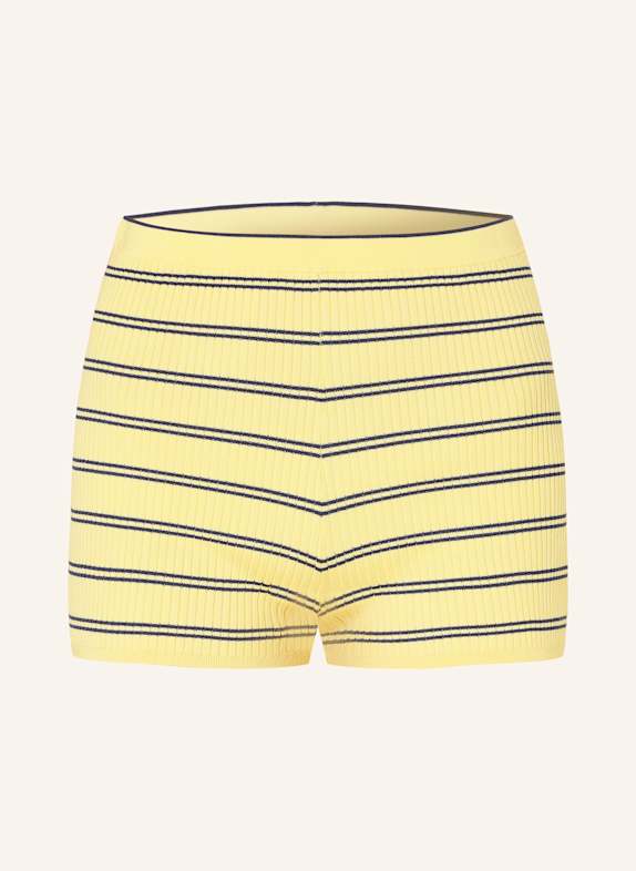 SANDRO Strickshorts GELB/ DUNKELBLAU
