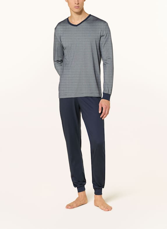 mey Pyjamas serie BENNISON MÖRKBLÅ