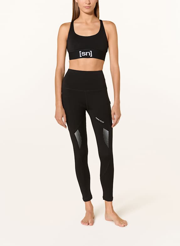 super.natural Tights ACTIVE LIGHTENING met merinowol ZWART