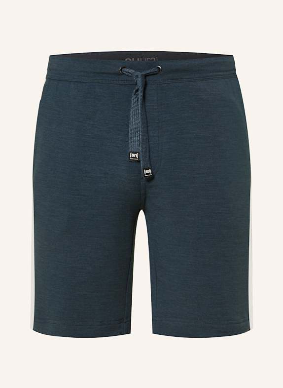 super.natural Sweatshorts COLORADO mit Merinowolle BLAU