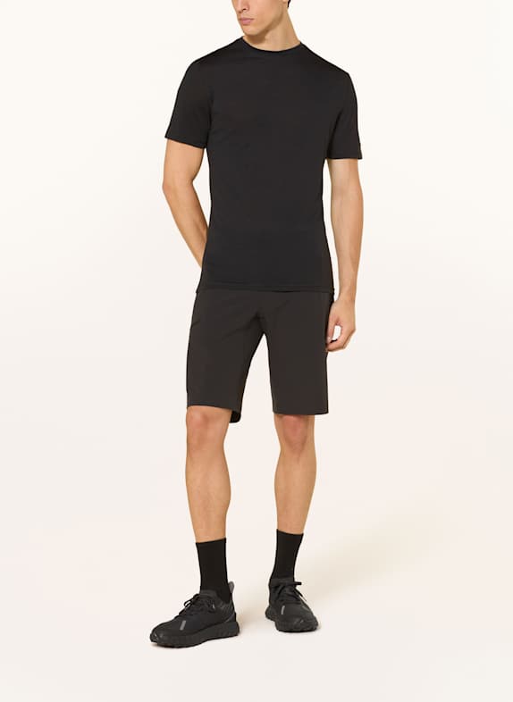 super.natural T-shirt SIERRA140 met merinowol ZWART