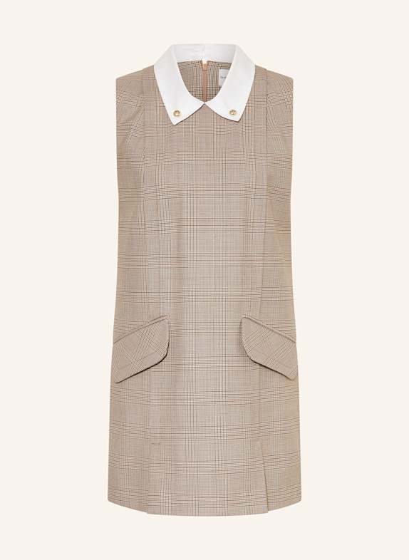 CLAUDIE PIERLOT Sukienka BEŻOWY / GRANATOWY / CAMELOWY