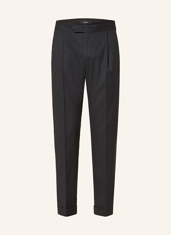 REISS COMPLEX regular fit halim Trousers DARK BLUE