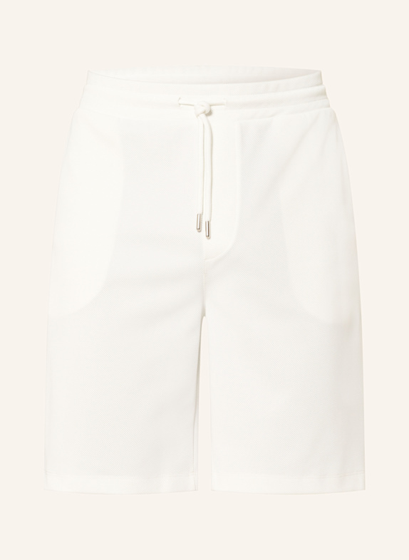 REISS ANGUS piqué shorts WHITE