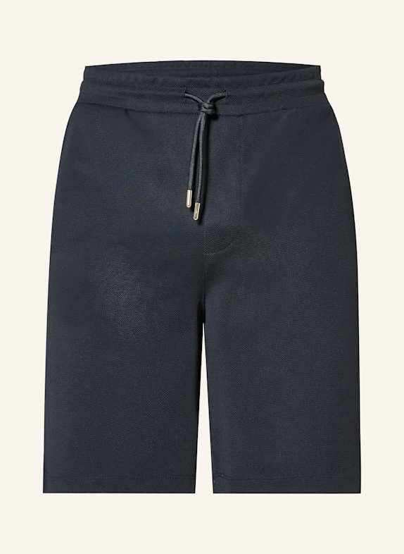REISS ANGUS piqué shorts DARK BLUE
