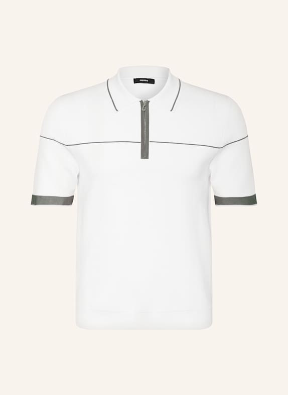 REISS footwear-accessories footwear shirts WHITE/ DARK GREEN