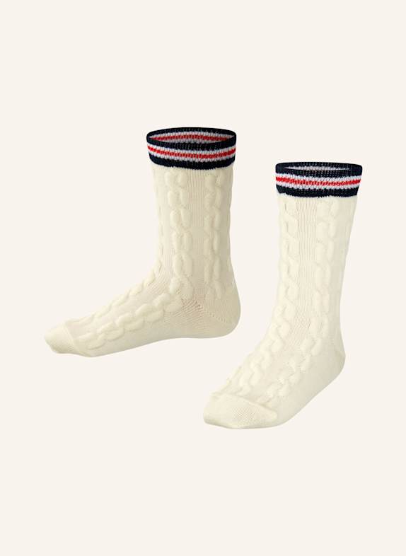 FALKE Chaussettes PREPPY CABLE 2040 off-white