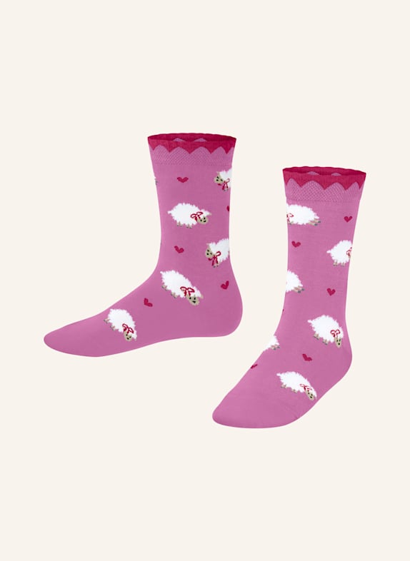 FALKE Ponožky CUTE SHEEP 8350 lipstick