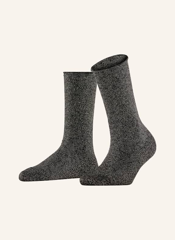FALKE Socken SHINY mit Glitzergarn 3000 BLACK