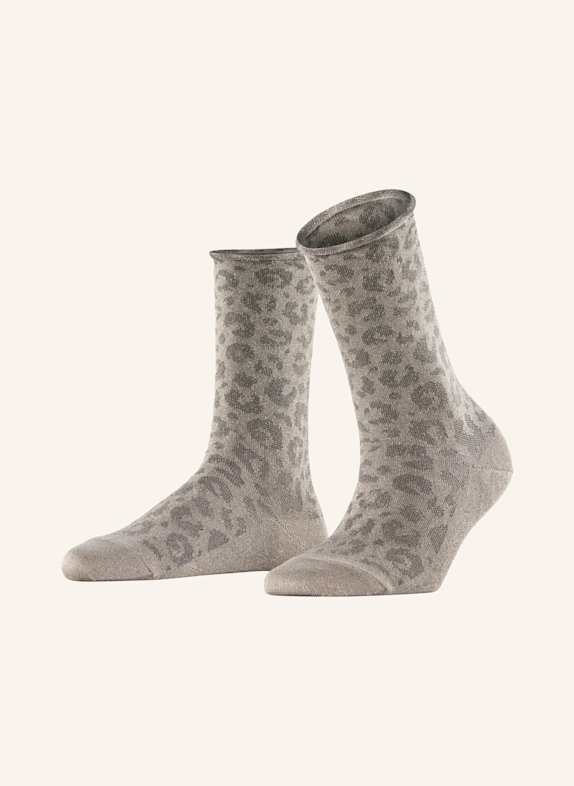 FALKE Socks SHINY with glitter thread 3640 FLINT GREY
