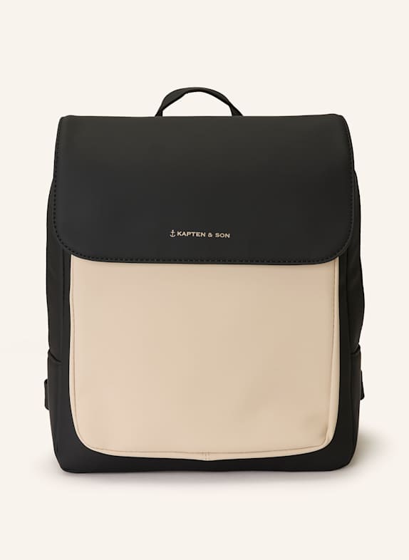 KAPTEN & SON TROMSO backpack BLACK/ CREAM
