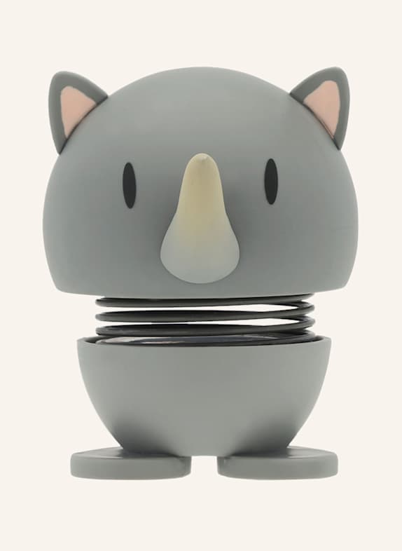 Hoptimist Dekofigur SOFT RHINO S BLAUGRAU