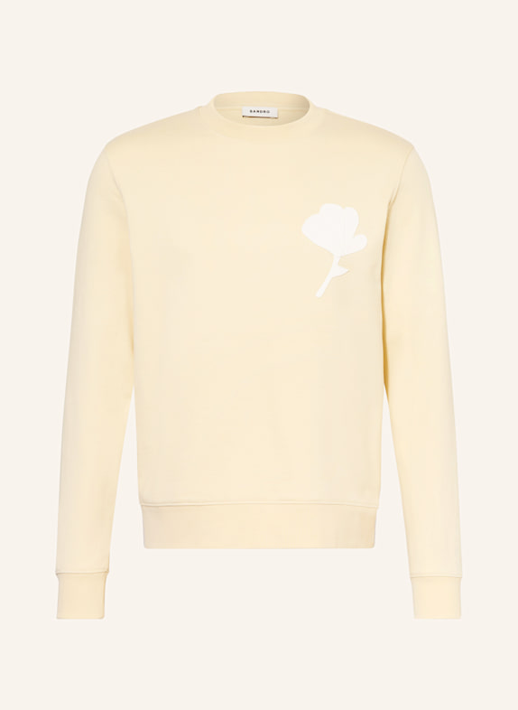 SANDRO Sweatshirt CREME