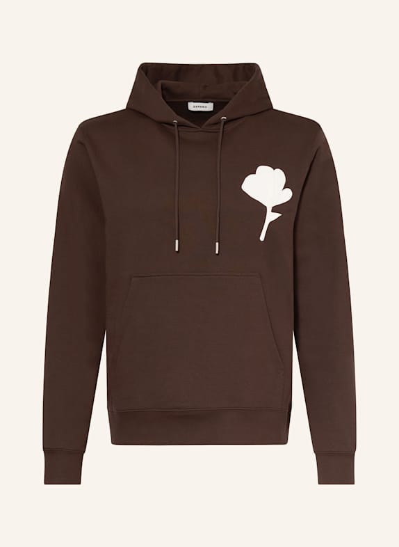 SANDRO Hoodie DUNKELBRAUN