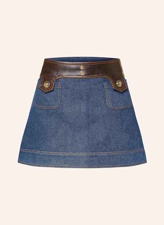 SANDRO Jeansrock 470 dark blue
