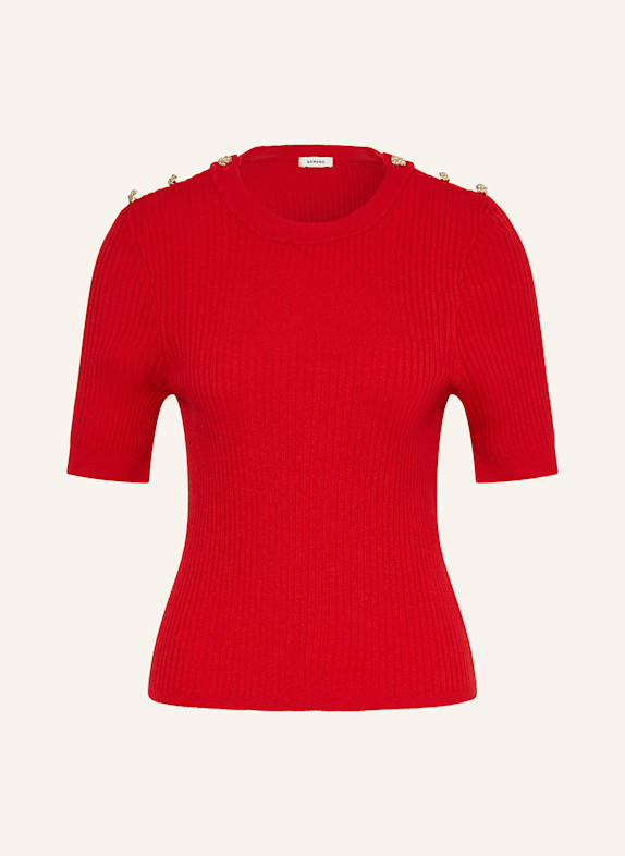 SANDRO Strickshirt ROT