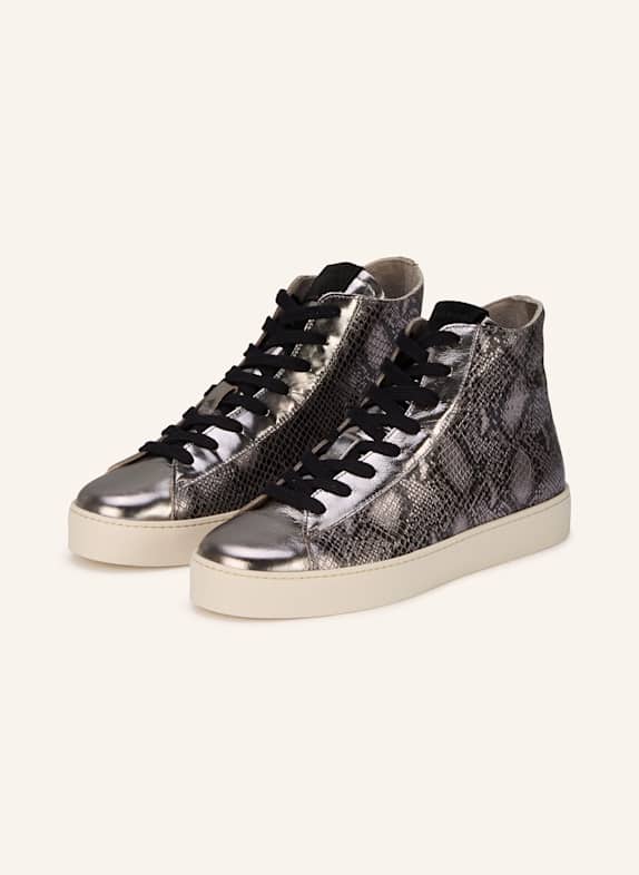 ALLSAINTS Hightop-Sneaker TANA SILBER/ SCHWARZ