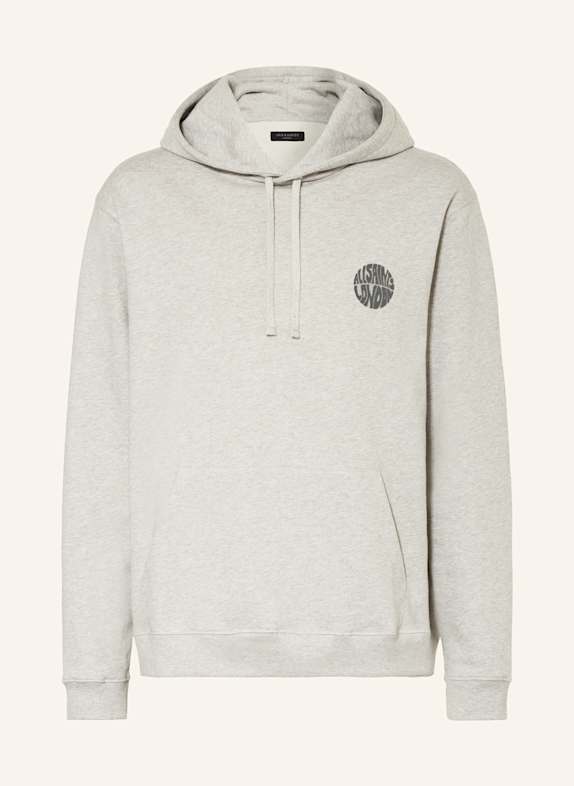 ALLSAINTS Bluza z kapturem WAVED OTH JASNOCZARY