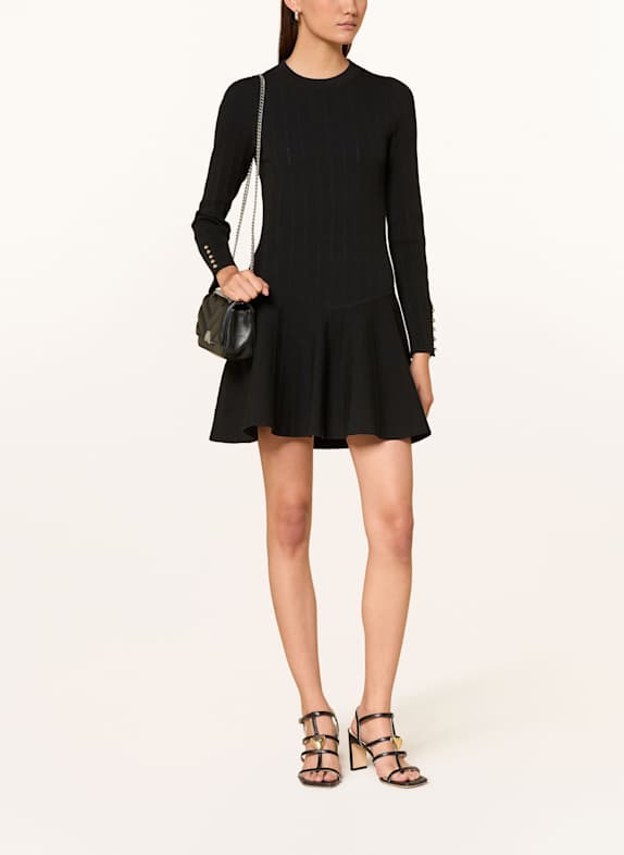 CLAUDIE PIERLOT Strickkleid SCHWARZ