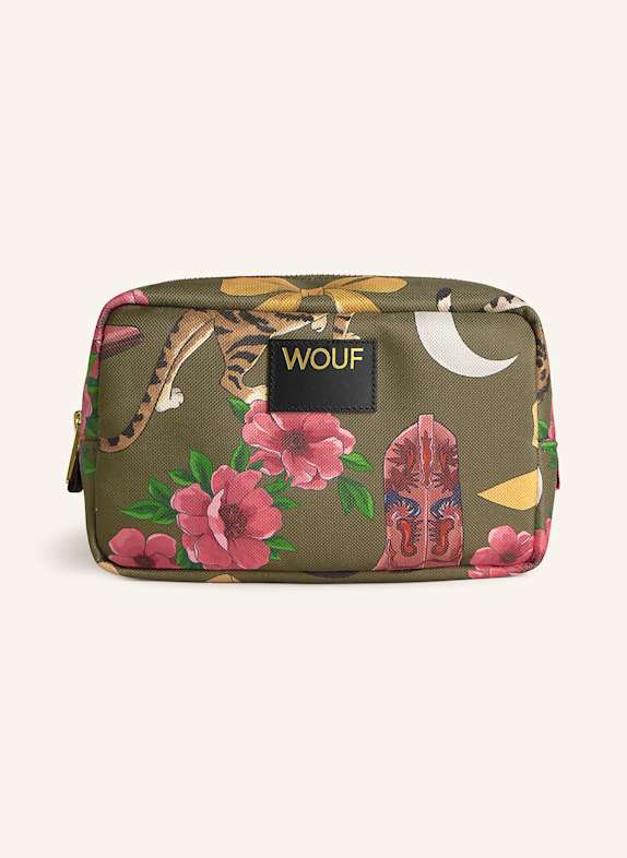 WOUF Cosmetic bag BLUSH LEOPARD KHAKI/ PINK