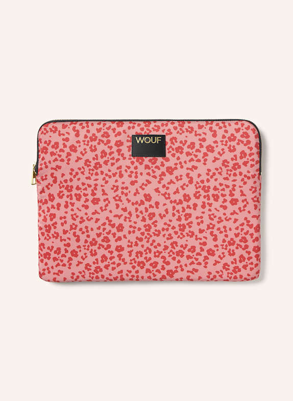 WOUF Laptop-Hülle ROAR SCHWARZ / ROSA