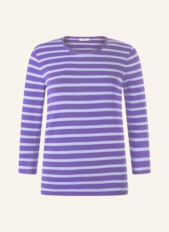 MAERZ MUENCHEN Shirt mit 3/4-Arm LILA/ HELLBLAU