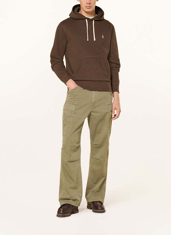 POLO RALPH LAUREN Hoodie MARRON FONCÉ