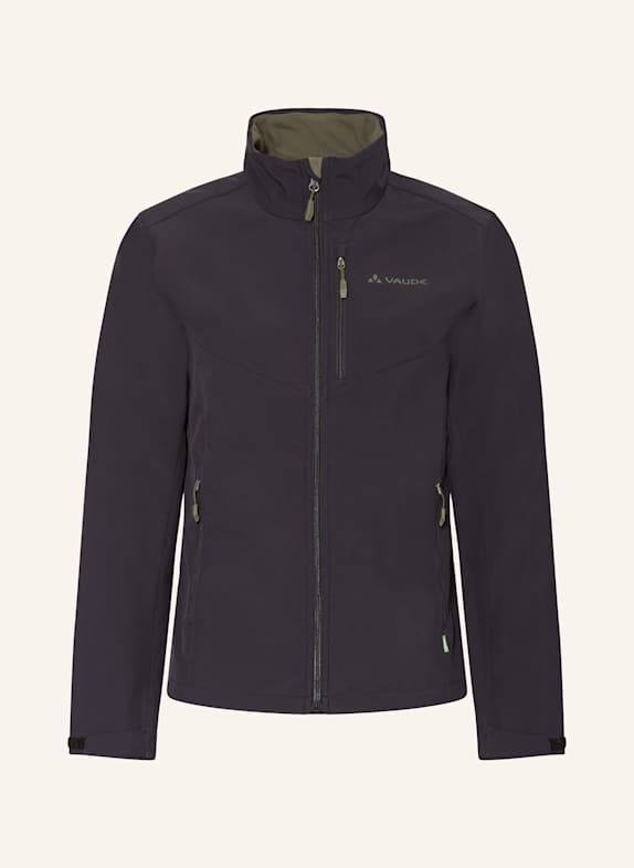 VAUDE Softshell-Jacke CYCLONE SCHWARZ / KHAKI