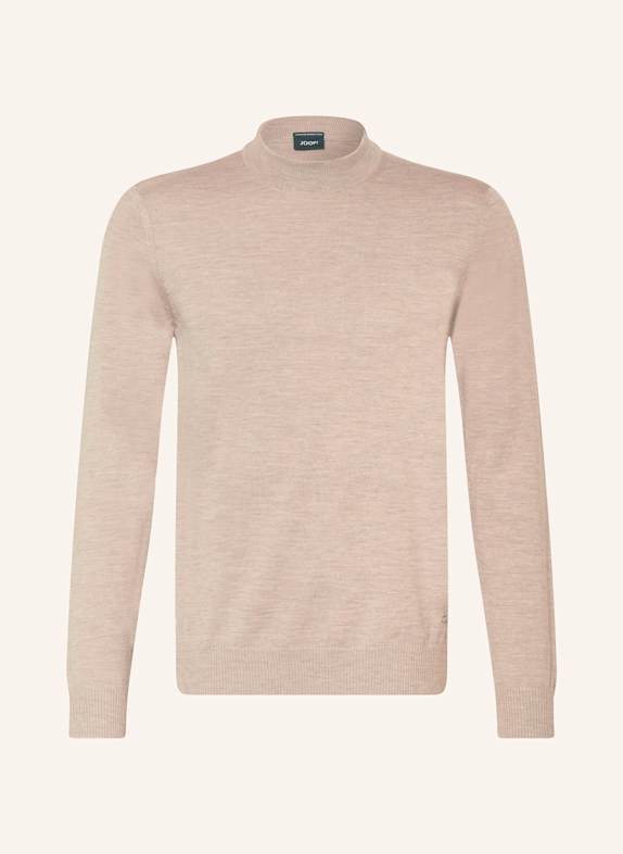 JOOP! Pullover DAVIDE aus Merinowolle HELLBRAUN