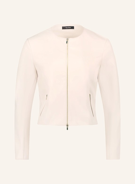 Vera Mont Jacke in Lederoptik CREME