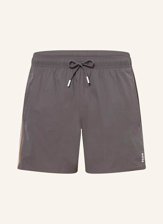 BOSS Badeshorts ICONIC GRAU