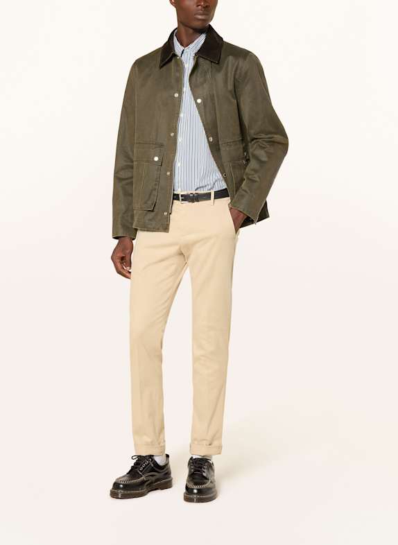 Dondup Chinosy GAUBERT extra slim fit BEŻOWY