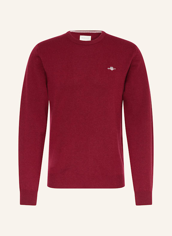 GANT Pullover DUNKELROT