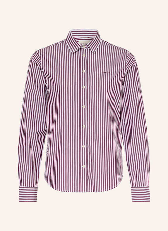 GANT Hemdbluse DUNKELROT/ WEISS