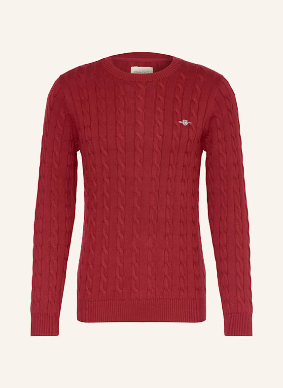 GANT Pullover DUNKELROT