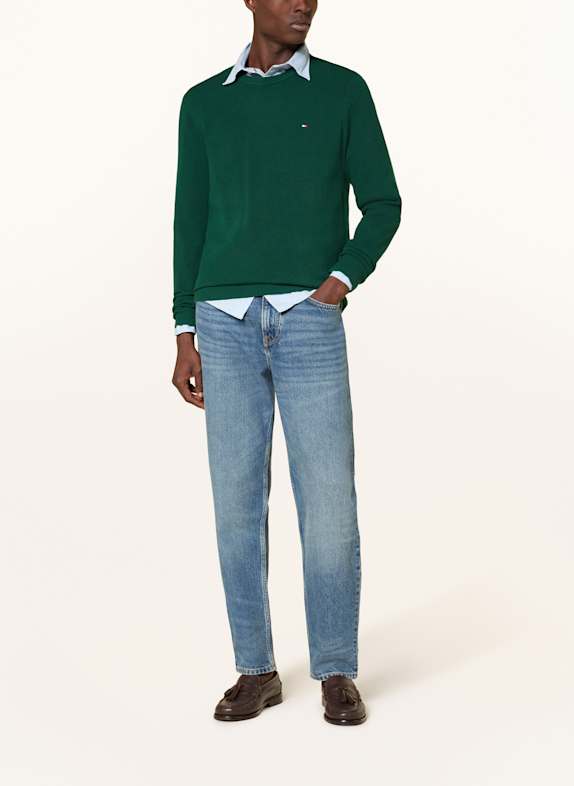 TOMMY HILFIGER Pullover DUNKELGRÜN