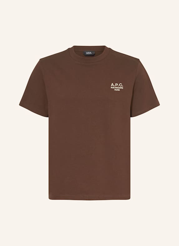 A.P.C. T-Shirt DUNKELBRAUN