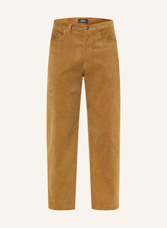 A.P.C. Cordhose ACHILLE Regular Fit COGNAC