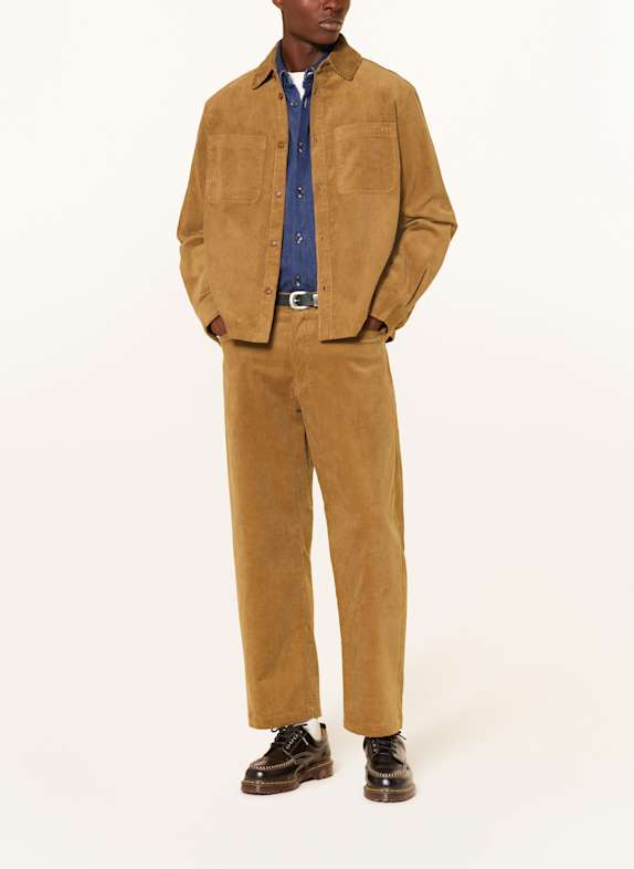 A.P.C. Corduroy pants ACHILLE Regular Fit COGNAC