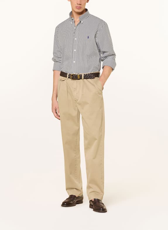 POLO RALPH LAUREN Overhemd Custom Fit GRIJS / WIT