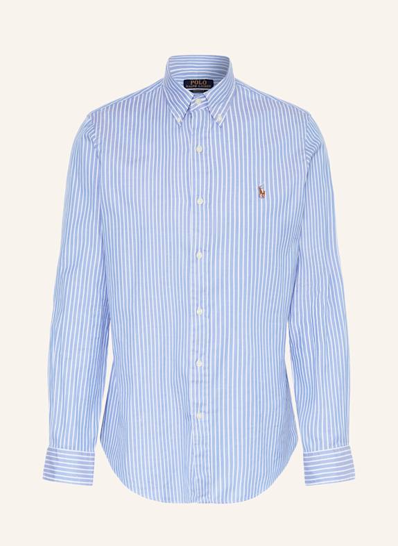 POLO RALPH LAUREN Hemd Custom Fit BLAU/ WEISS