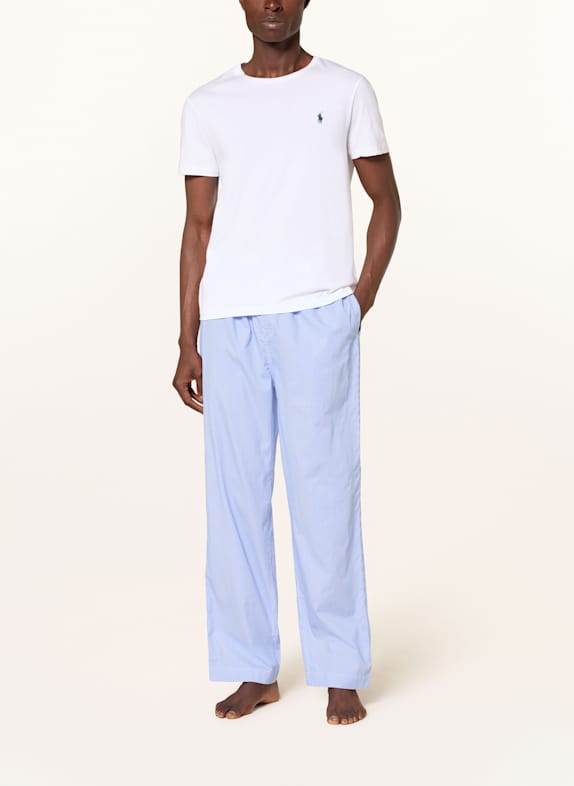 POLO RALPH LAUREN slaapbroek LICHTBLAUW / BLAUW