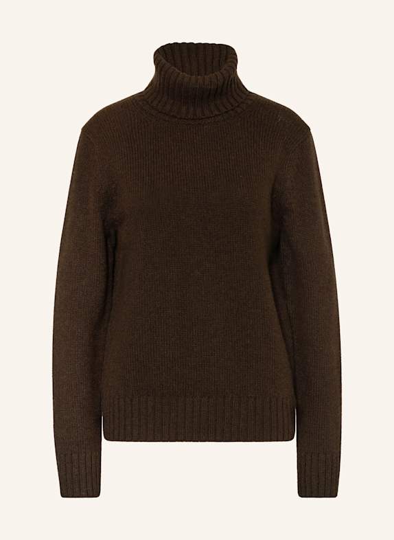 POLO RALPH LAUREN Rollkragenpullover DUNKELBRAUN
