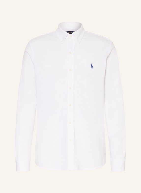 POLO RALPH LAUREN Piqué-Hemd Custom Fit WEISS