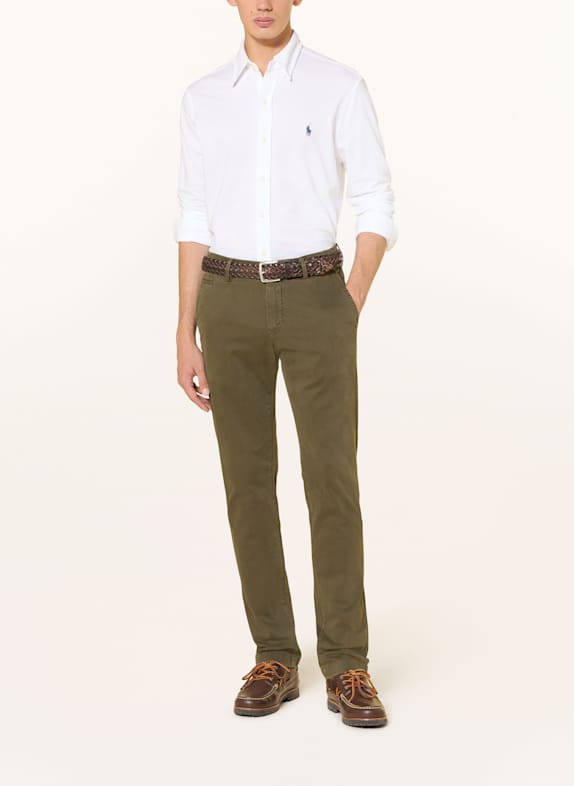 POLO RALPH LAUREN Piqué-Hemd Custom Fit WEISS