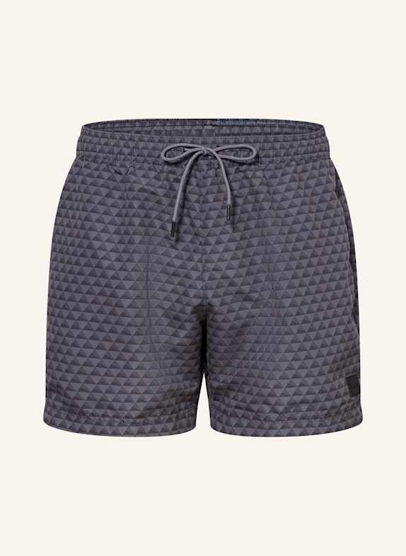 BOSS Badeshorts VIBE GRAU/ DUNKELGRAU/ HELLGRAU