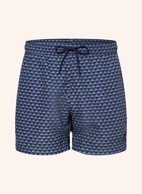 BOSS Badeshorts VIBE DUNKELBLAU/ BLAU/ HELLBLAU