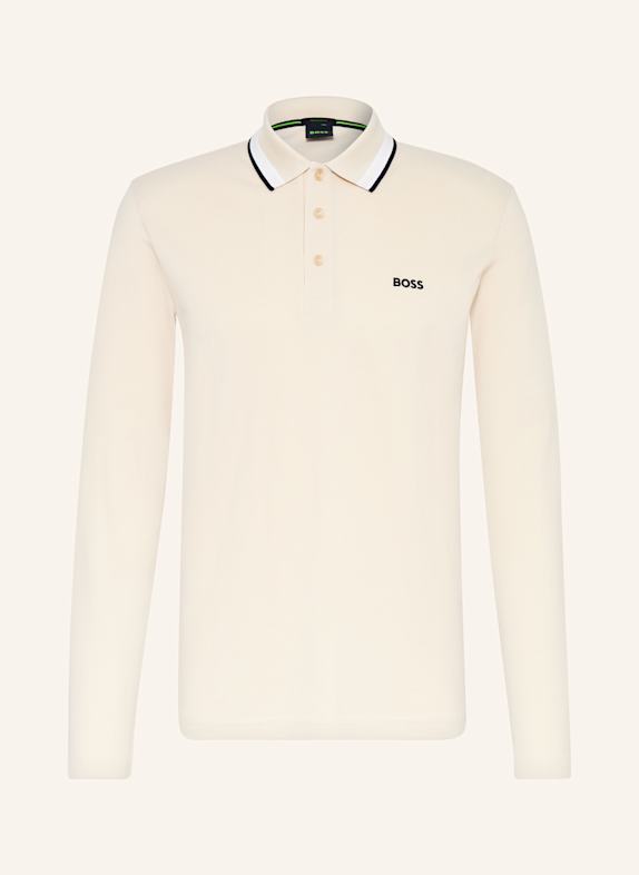 BOSS Piqué-Poloshirt PLISY Regular Fit ECRU