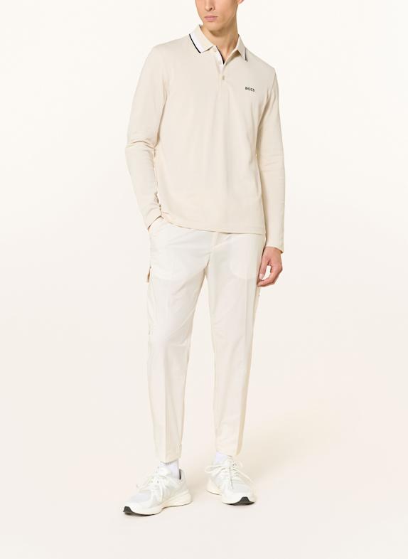 BOSS Piqué-Poloshirt PLISY Regular Fit ECRU