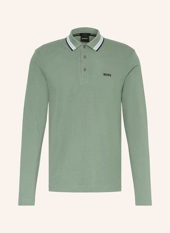 BOSS Piqué-Poloshirt PLISY Regular Fit GRÜN